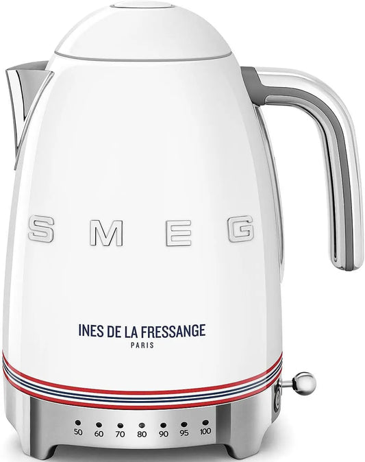 Smeg, Hervidor de Agua Temperatura Variable KLF04IDFEU 1.7L MultiTemperaturas Filtro de cal Lavable
