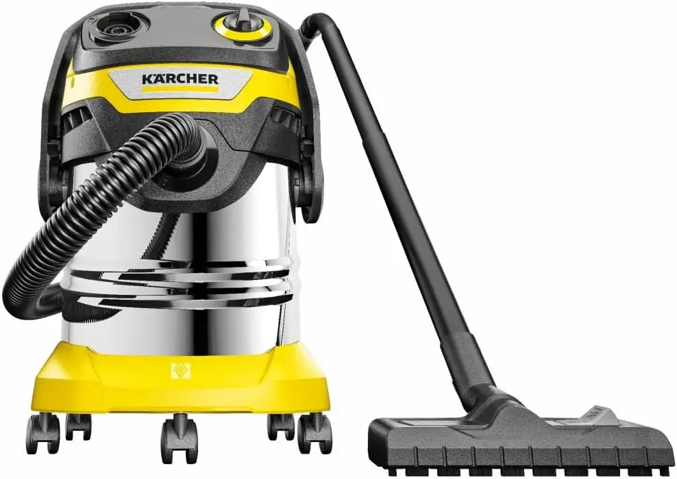 K?rcher, Aspirador en Seco y H¨²medo WD 5 S V-25/5/22, Filtro plegado plano, 1100 W, Yellow/negro, Dep¨®sito 25 l, Manguera aspiraci¨®n 2