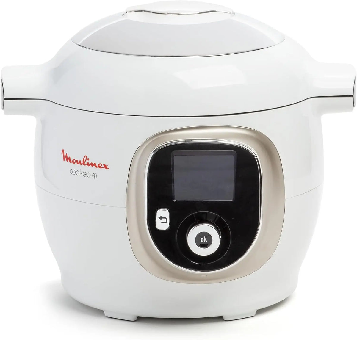 Moulinex, Cookeo, Multicooker inteligente 6L, 150 recetas integradas, cocci¨®n sin vigilancia, pantalla intuitiva, gu¨ªa de cocci¨®n, 1600 W, blanco