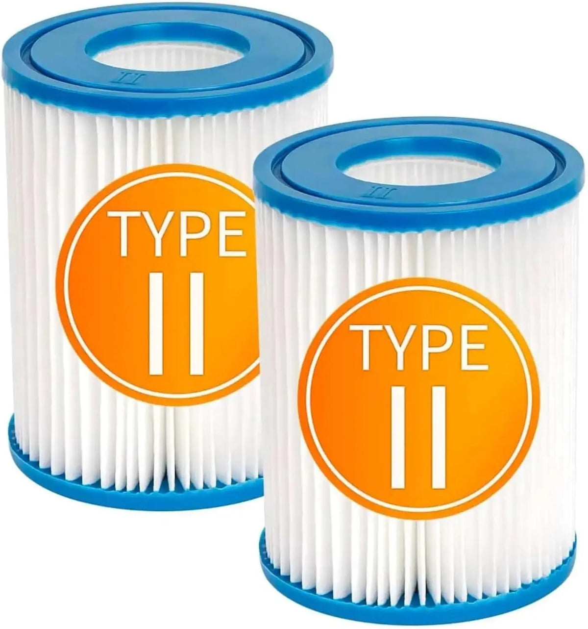 Cartucho De Filtro Tipo II para Piscina Y Spa, Compatible Con Bestway Flowclear II Y Lay-Z Spa, 58094, 58383, 58386, 58117 Y 58386GS(2PCS)