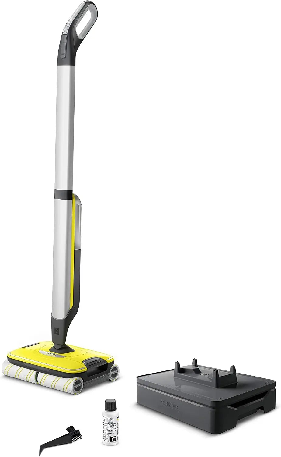 K?rcher Fregona El¨¦ctrica FC 7 Sin Cable, m¨¢xima comodidad en limpieza de suelos duros, inal¨¢mbrica, recoge suciedad diaria en un paso