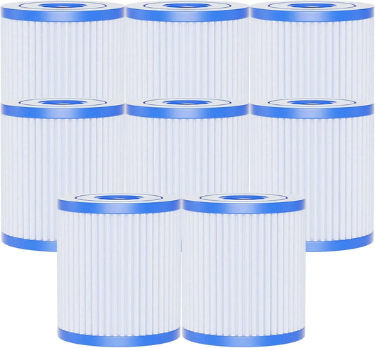 AQUALTRA Filtro de Piscina Compatible con 29007E Tipo H, Cartucho de Repuesto para Bomba de Filtro de 330 GPH, Cartucho Piscina sobre el Suelo