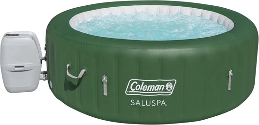 Coleman Palm Springs AirJet, Ba?era de hidromasaje Inflable (77 x 28 Pulgadas) con Cubierta t¨¦rmica