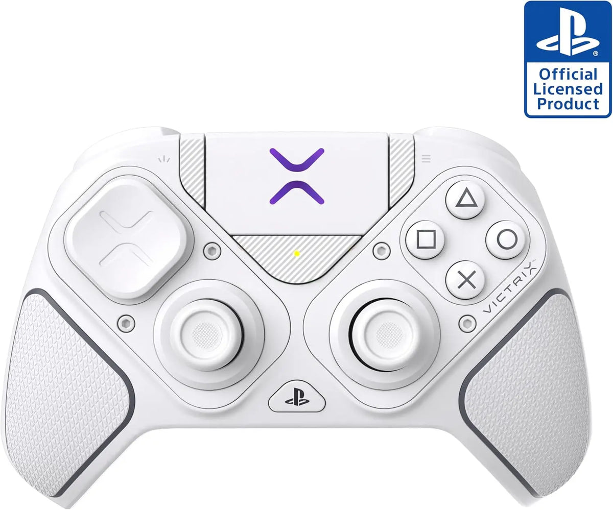 Turtle Beach Victrix Pro BFG Reloaded Blanco Mando modular inal¨¢mbrico para PS5 y PS4. Con licencia oficial de PlayStation para jugadores competitiv