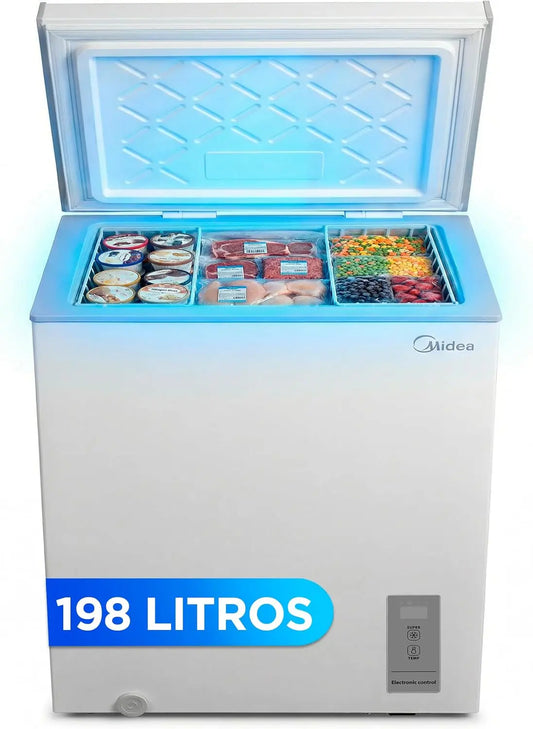 MIDEA Arcon Congelador Peque?o de 198L