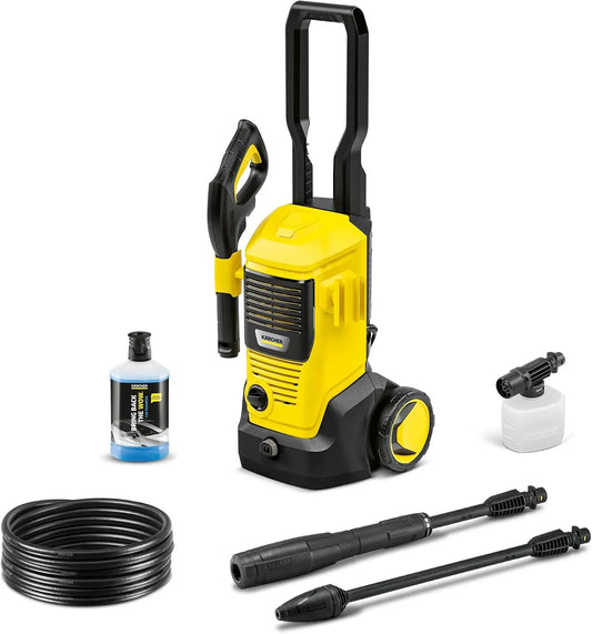 K?rcher Hidrolimpiadora K 5 FJ, presi¨®n, m¨¢x. 145 Bar, caudal, m¨¢x. 500 l/h, Rendimiento de Superficie, 40 m2/l, Incl.