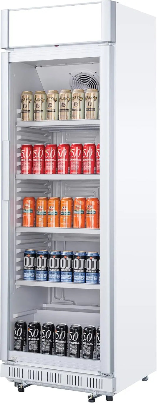 METRO Professional Frigor¨ªfico para bebidas, GSC2360C, metal/vidrio, 62x64x193.5 cm, refrigeraci¨®n por ventilaci¨®n, 347L, 180W, con cerradura
