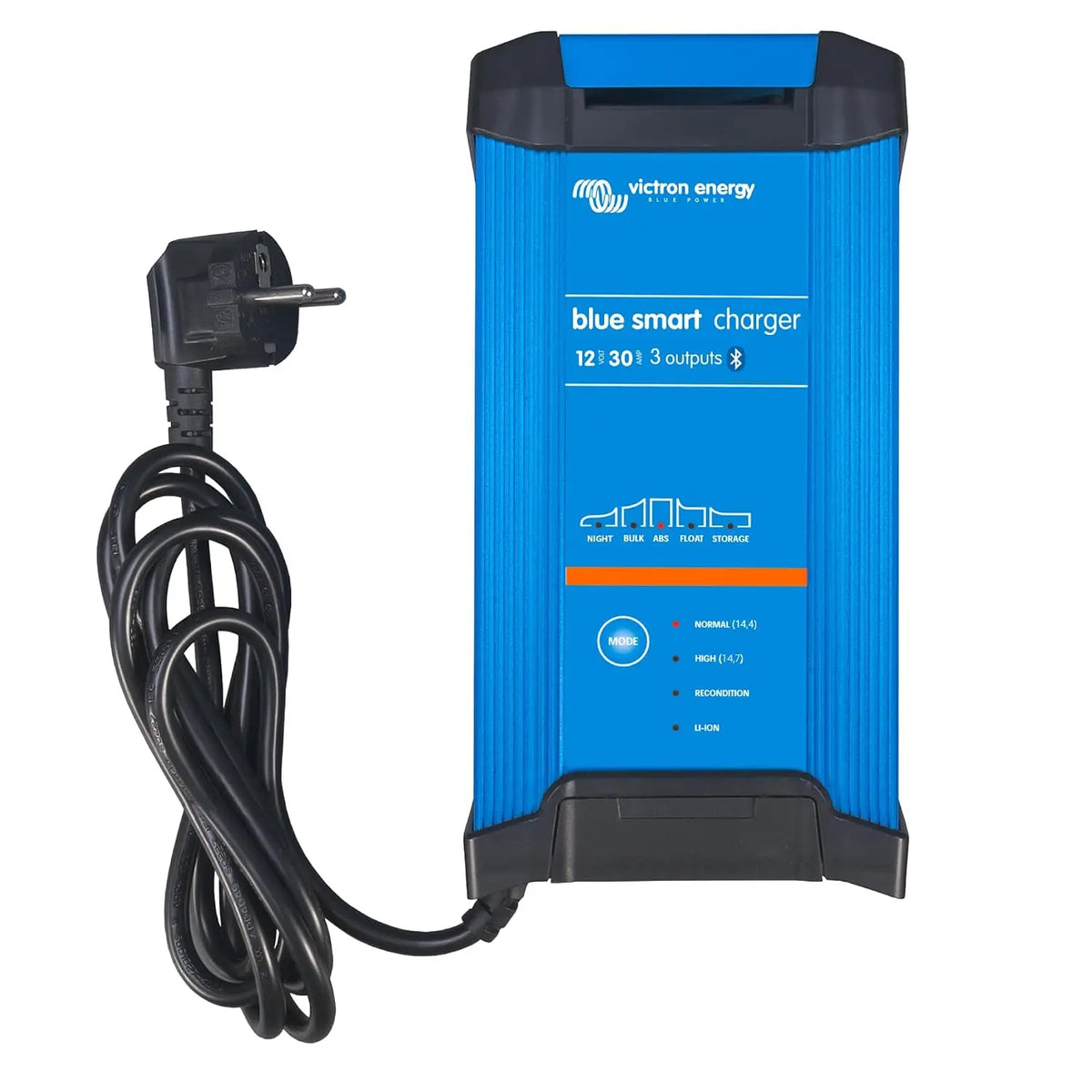 Victron Energy azul inteligente IP22 12-Voltios 30 amperios 230V, Cargador de Bater¨ªa de 3 Salidas CEE 7/7, Bluetooth