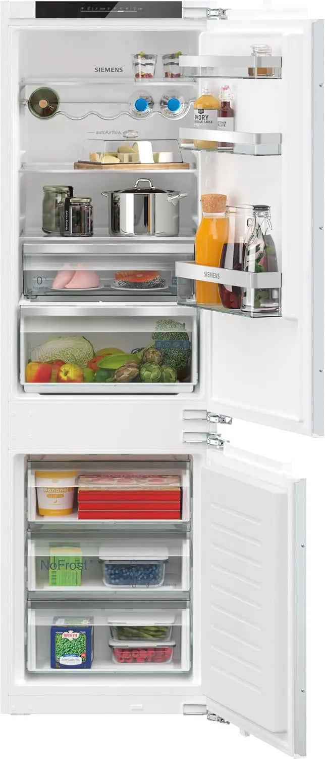 SIEMENS, Frigor¨ªfico combi integrable 177.2x54.1 cm Puerta fija, KI86NHFE0