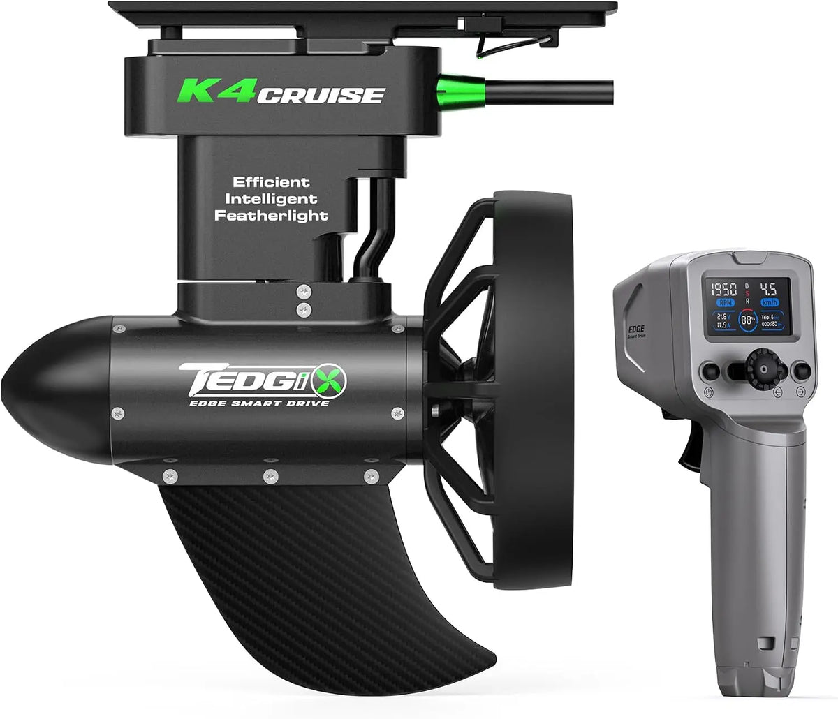 Tedgix K4C Motor para SUP & Kayak, propulsi¨®n subacu¨¢tica sin escobillas de 400 W con mando a distancia y control de crucero