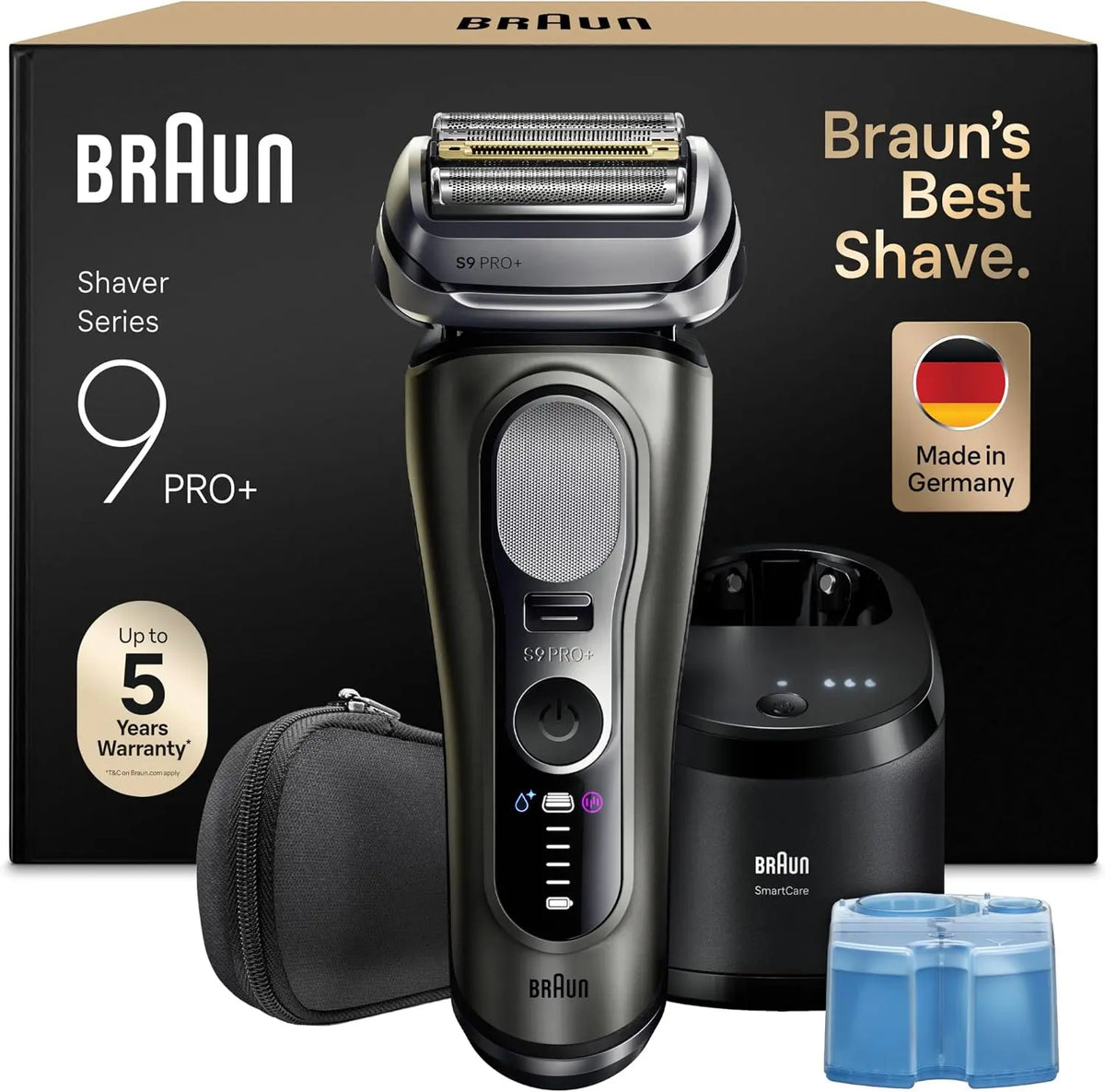 Braun serie 9 Pro+ Afeitadora El¨¦ctrica Hombre, 9665CCE, Grafito