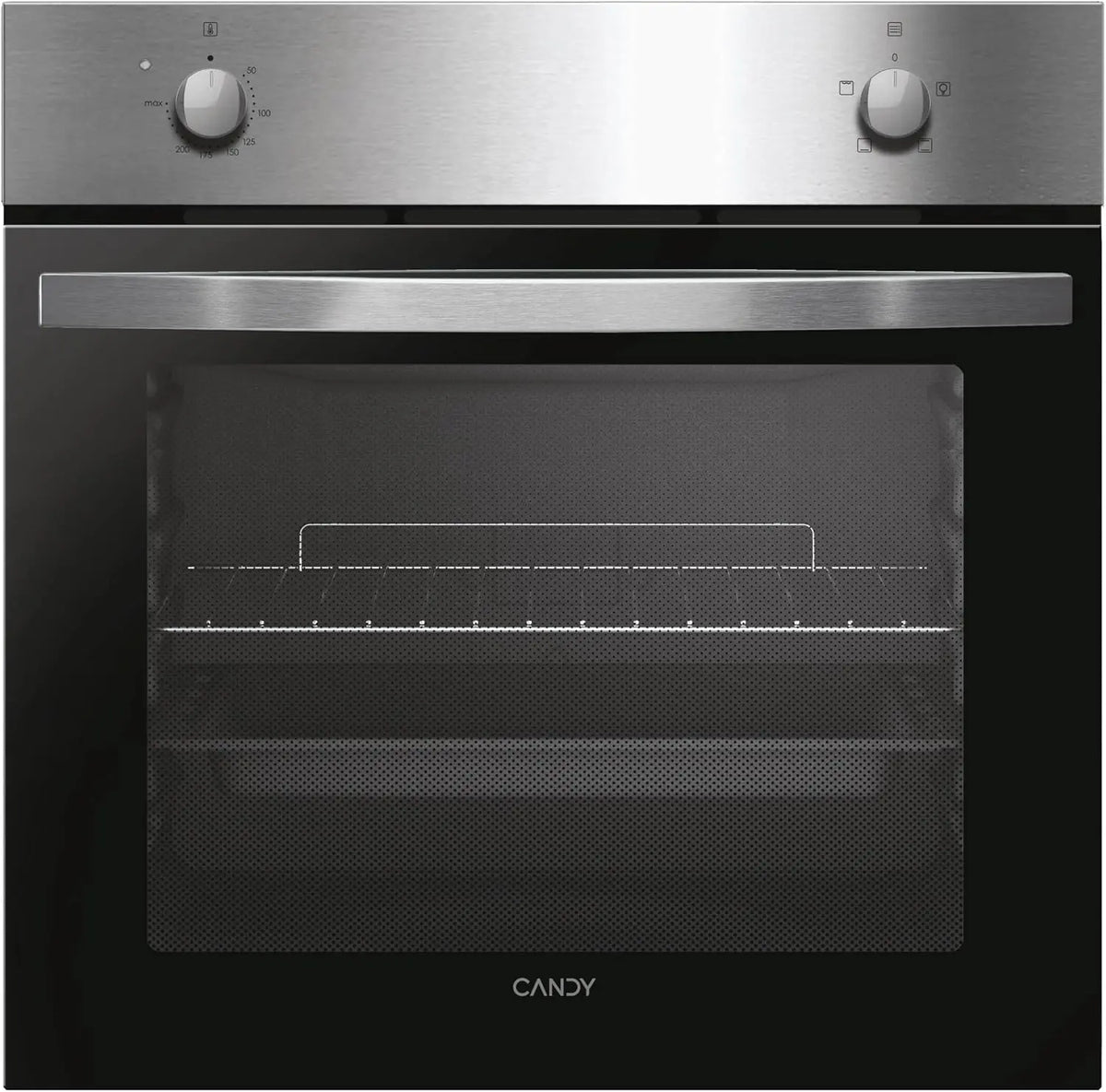 Candy Idea FIDCP X200, Horno Est¨¢tico, 70L, 2400W, 1 Bandeja y 1 Rejilla, Limpieza Aquactiva, 4 Funciones, 2 Mandos Mec¨¢nicos, Puerta Doble Cristal