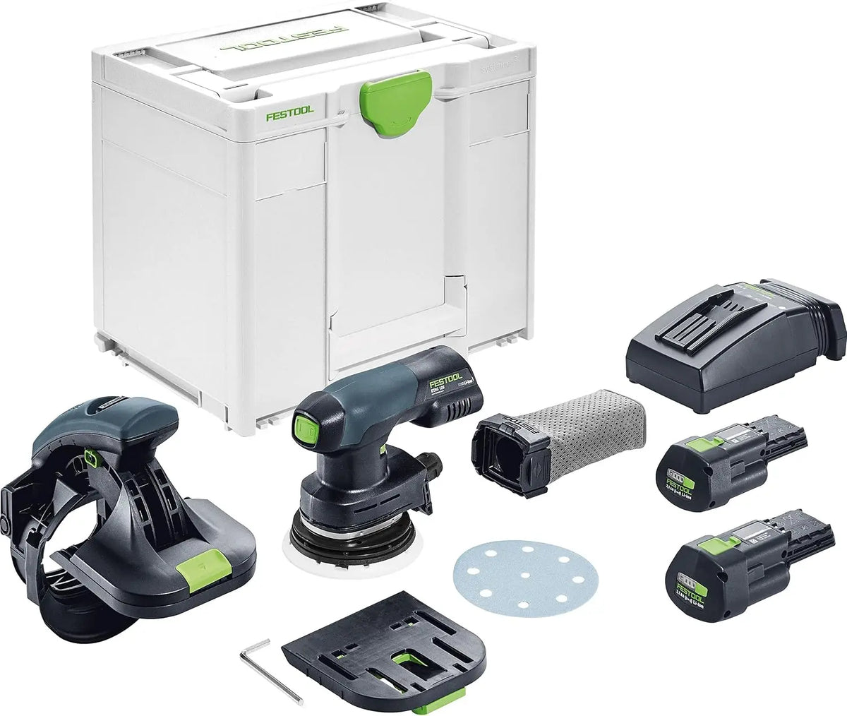 Festool ES-ETSC 125 Lijadora de Cantos a Bater¨ªa 18 V, Set I-Plus