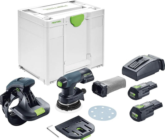 Festool ES-ETSC 125 Lijadora de Cantos a Bater¨ªa 18 V, Set I-Plus